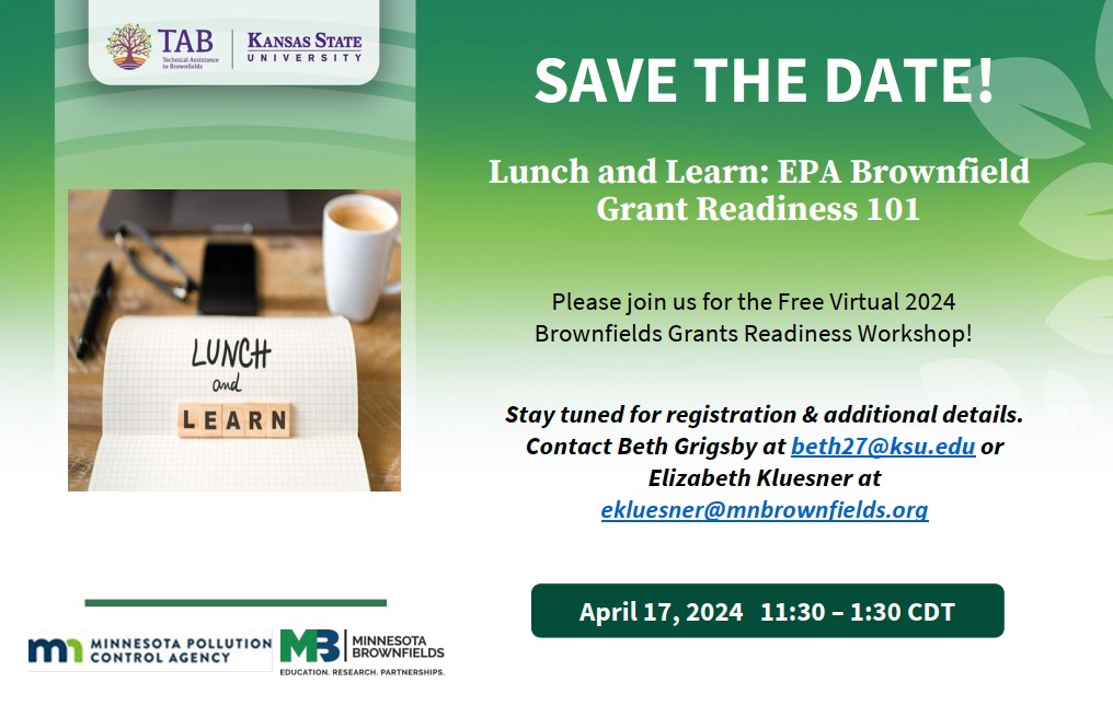 Lunch and Learn: EPA Brownfield Grant Readiness 101